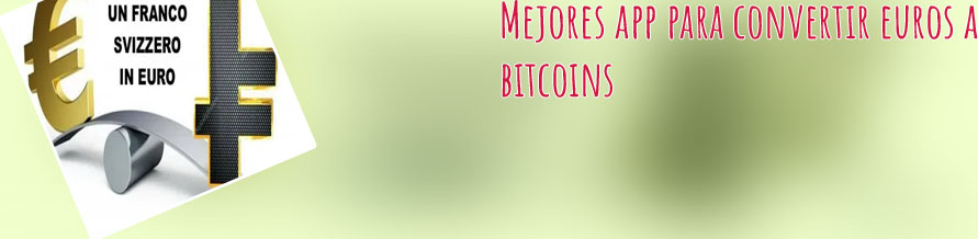 Bitcoin euro cambio